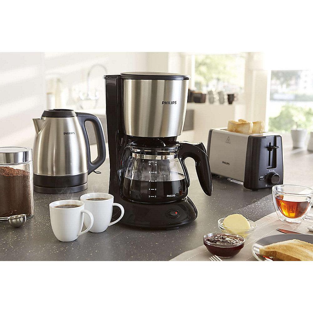 Philips HD7462/21 Daily Collection Kaffeemaschine Armoa Swirl schwarz/