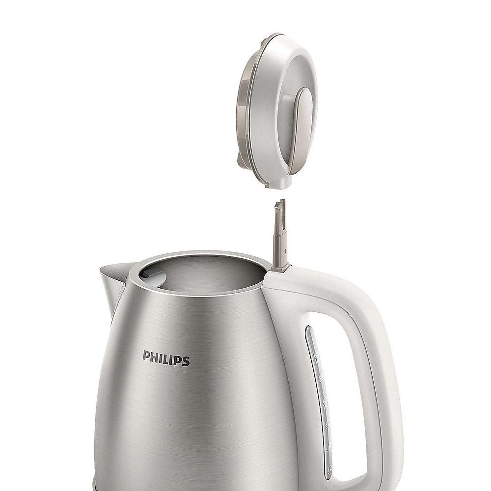 Philips HD9305/00 Wasserkocher 1,5l Edelstahl Weiß