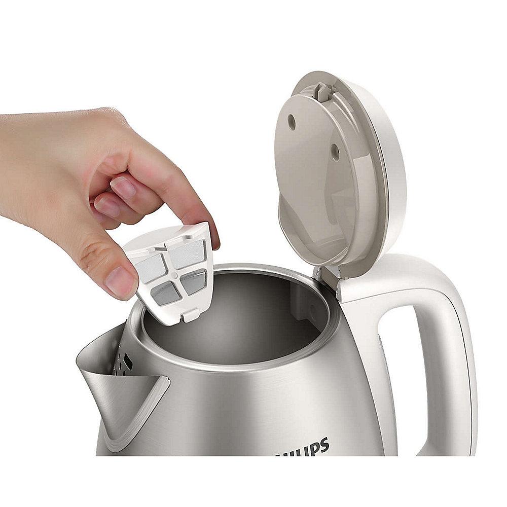 Philips HD9305/00 Wasserkocher 1,5l Edelstahl Weiß