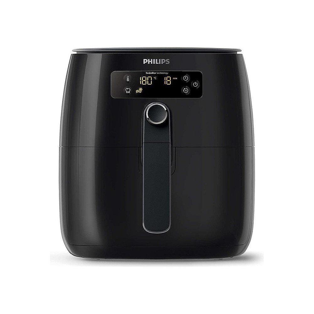 Philips HD9645/90 Airfryer TurboStar, Heißluft-Fritteuse schwarz, Philips, HD9645/90, Airfryer, TurboStar, Heißluft-Fritteuse, schwarz