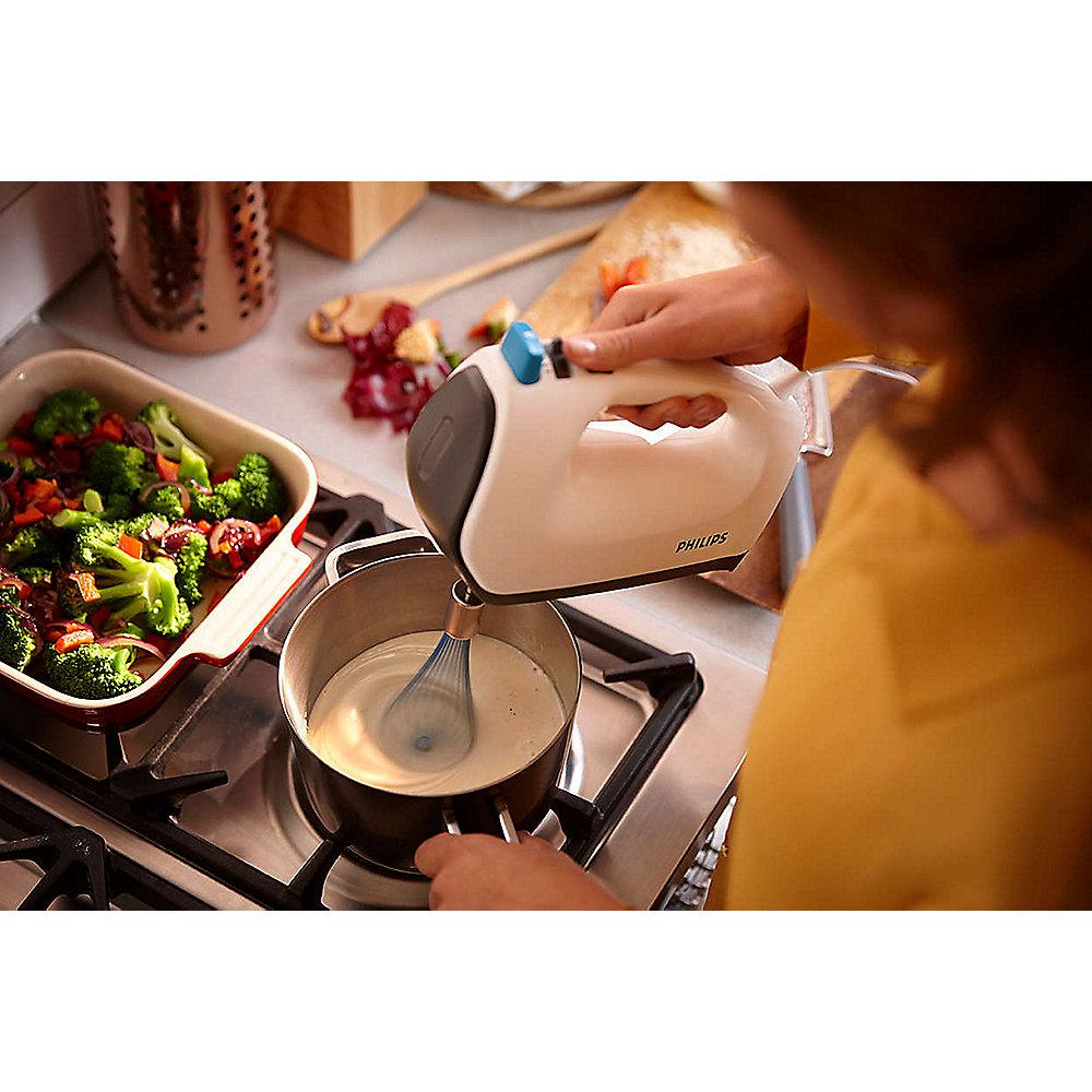 Philips HR1583/00 Handmixer 550W Schneebesen grau-weiß, Philips, HR1583/00, Handmixer, 550W, Schneebesen, grau-weiß