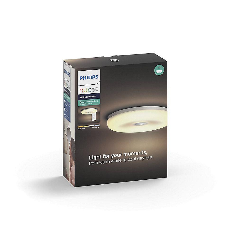 Philips Hue LED Deckenleuchte Struana weiß inkl. Dimmschalter