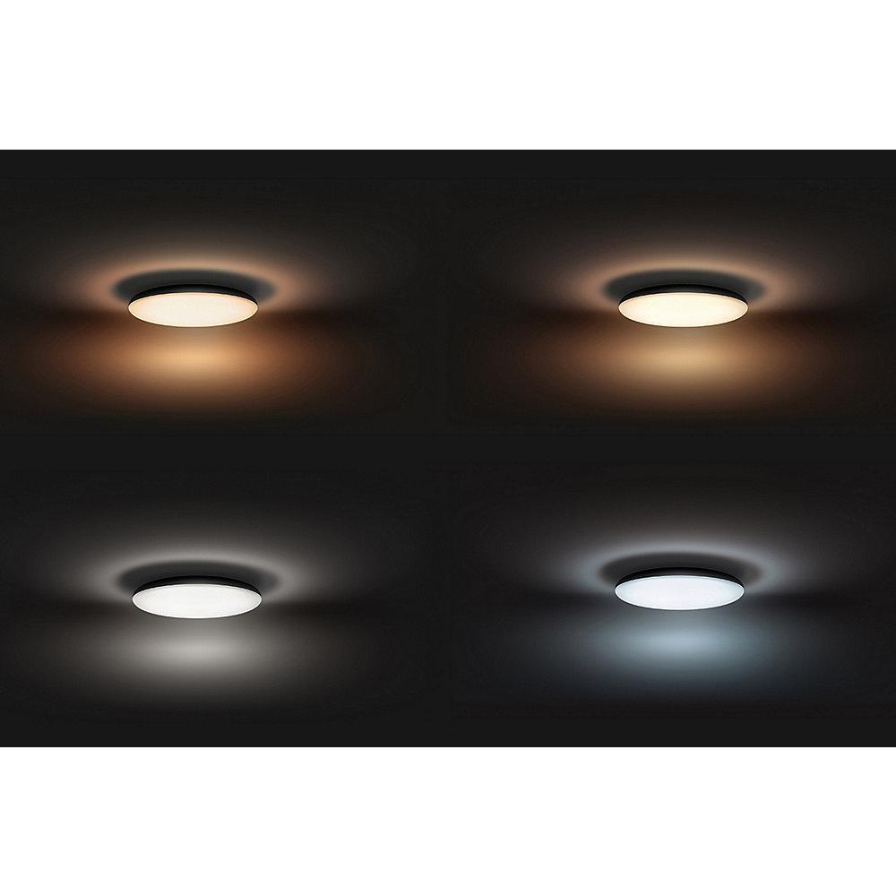 Philips Hue White Ambiance Cher LED Deckenleuchte schwarz inkl. Dimmschalter