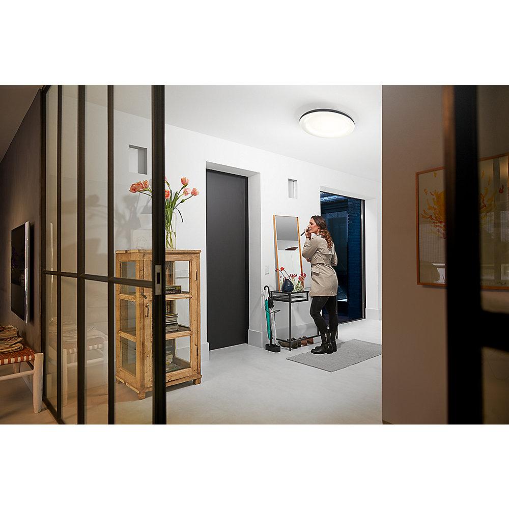 Philips Hue White Ambiance Cher LED Deckenleuchte schwarz inkl. Dimmschalter