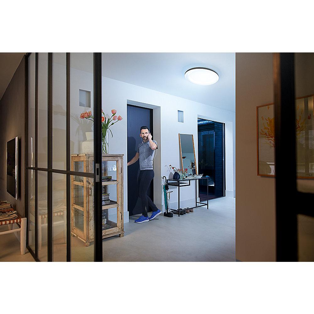 Philips Hue White Ambiance Cher LED Deckenleuchte schwarz inkl. Dimmschalter