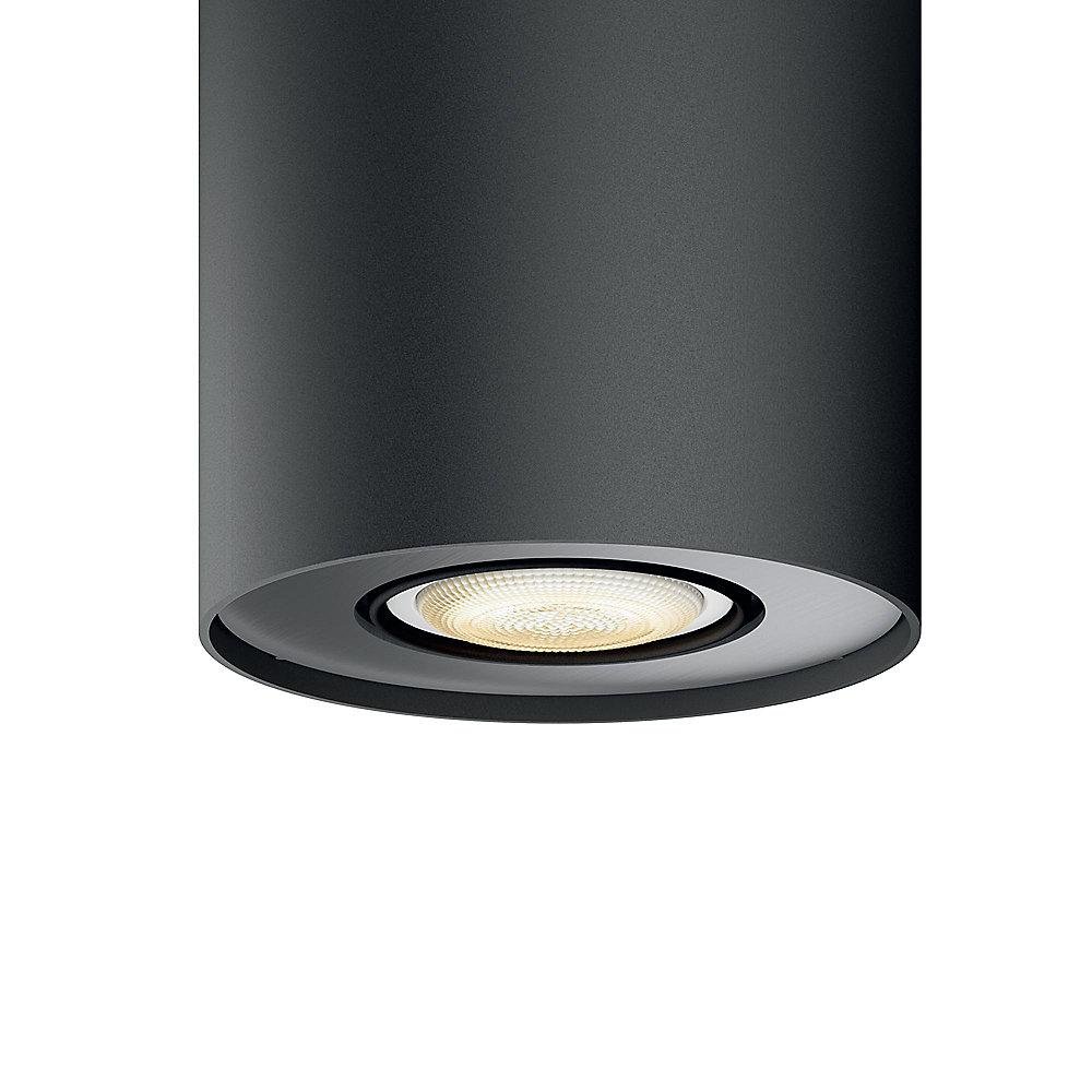 Philips Hue White Ambiance Pillar Deckenspot 1er schwarz inkl. Dimmschalter