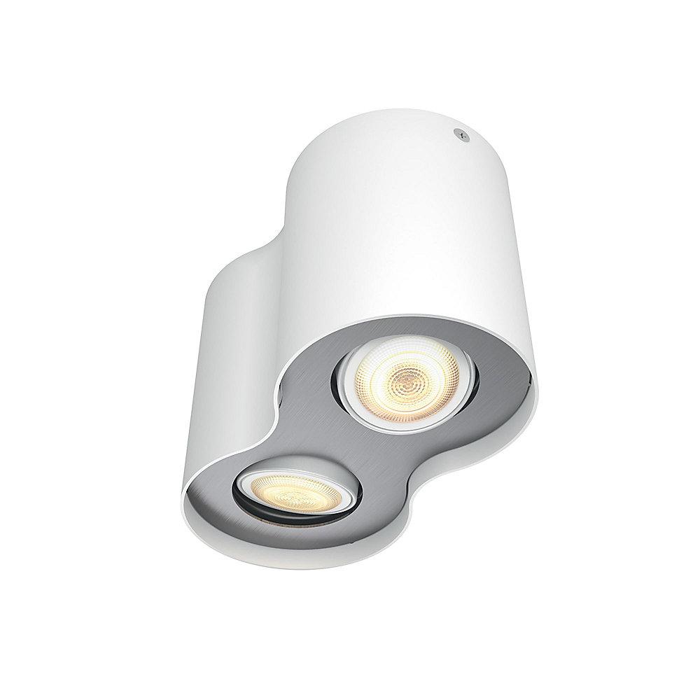Philips Hue White Ambiance Pillar Deckenspot 2er weiß inkl. Dimmschalter