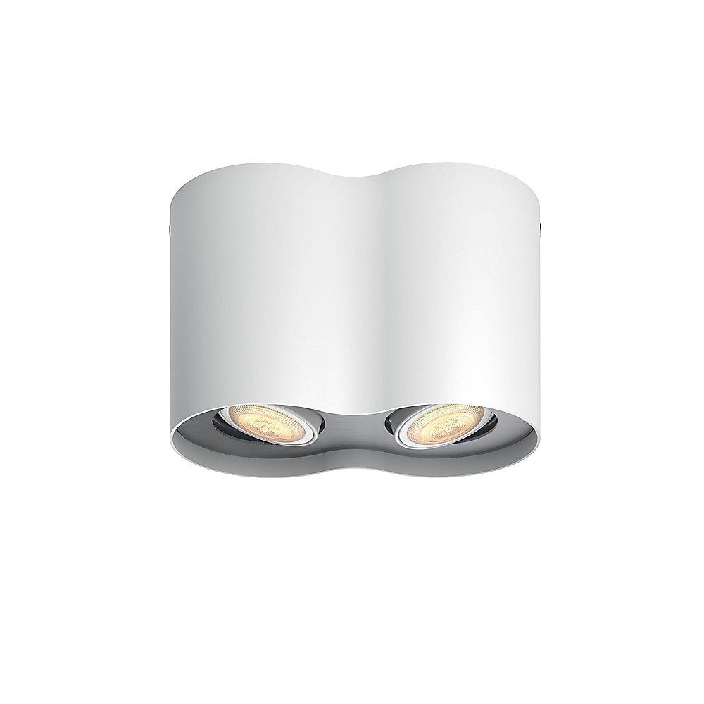 Philips Hue White Ambiance Pillar Deckenspot 2er weiß inkl. Dimmschalter