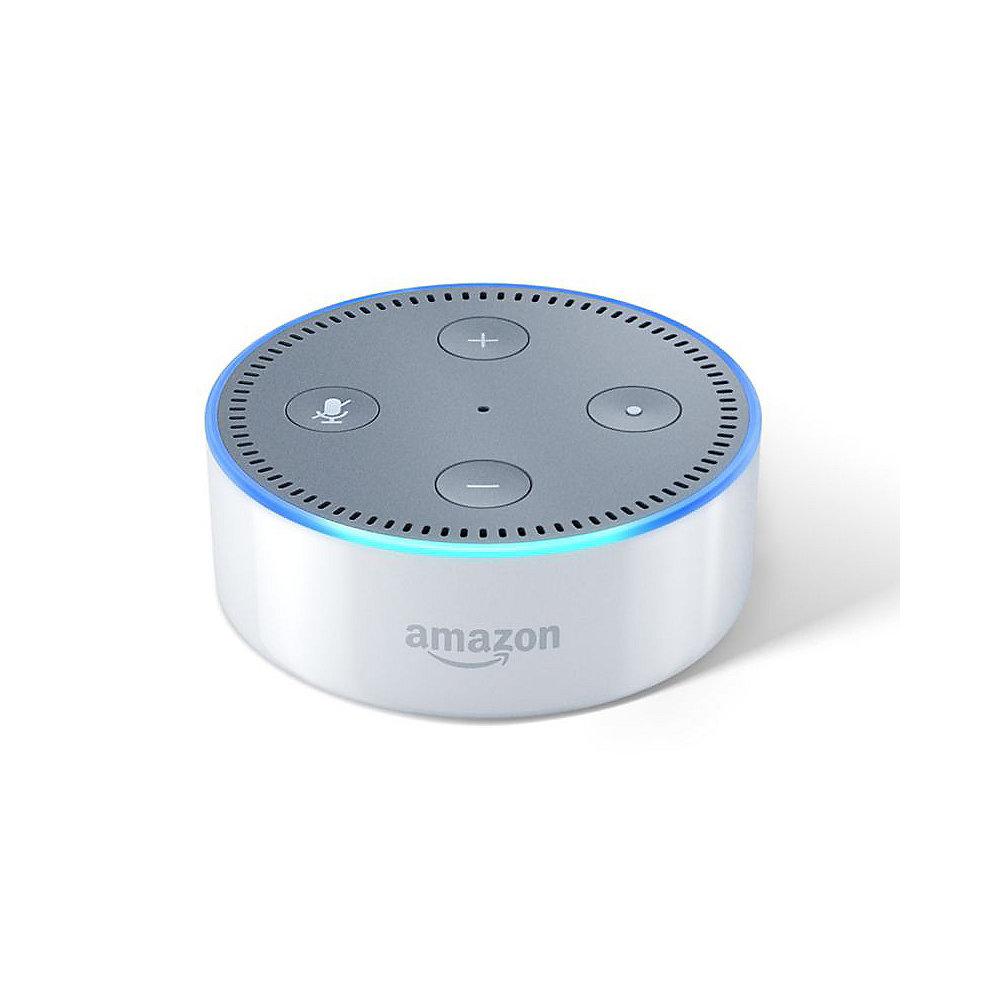 Philips Hue White and Color Ambiance E27 Starter Set   Amazon Echo Dot weiß