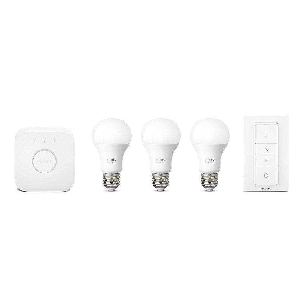 Philips Hue White LED E27 3er Starter Set 9,5W (2017)