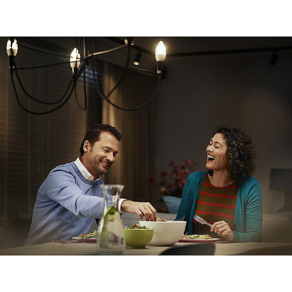 Philips LED Kerze B35 5,5W (40W) E14 matt kaltweiß
