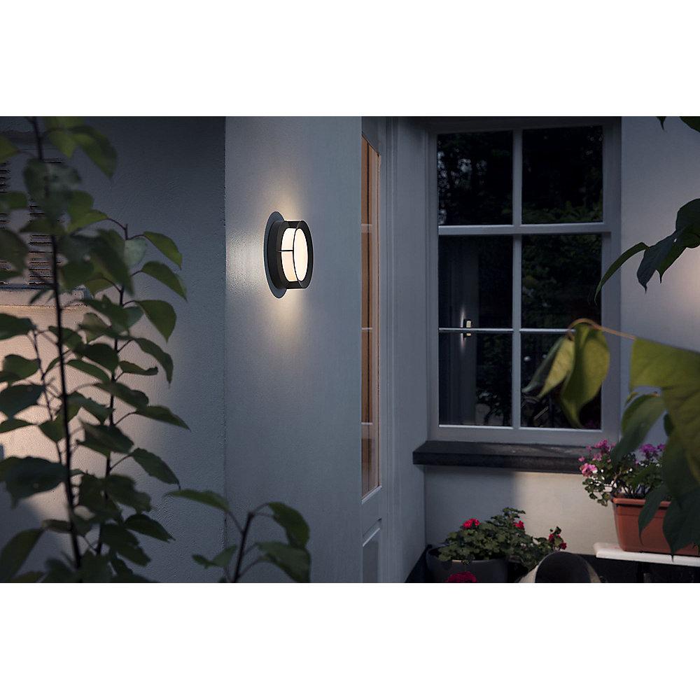 Philips myGarden Actea LED-Außenwandleuchte schwarz, Philips, myGarden, Actea, LED-Außenwandleuchte, schwarz