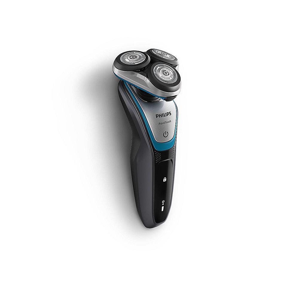 Philips S5400/06 AquaTouch Nass-/Trockenrasierer grau/blau