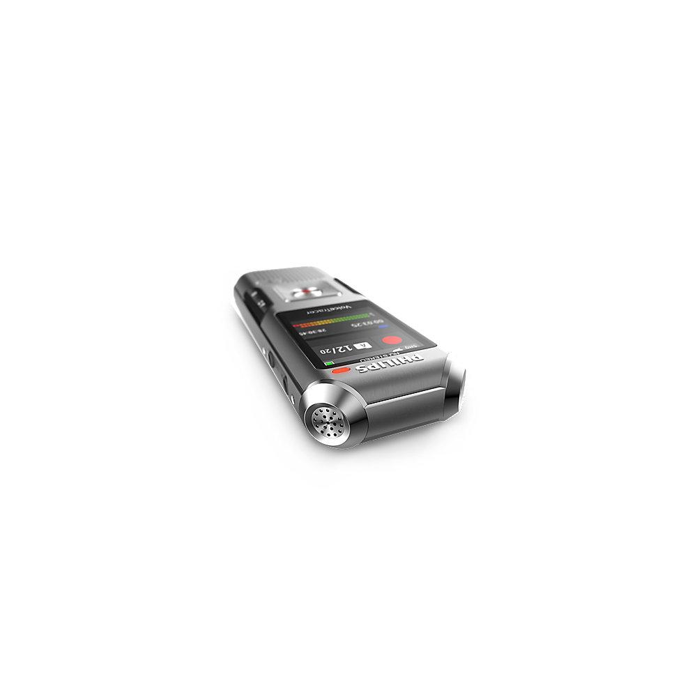 Philips Voice Tracer DVT 4010 Digitales Stereo Diktiergerät 8GB   microSD Li-Ion