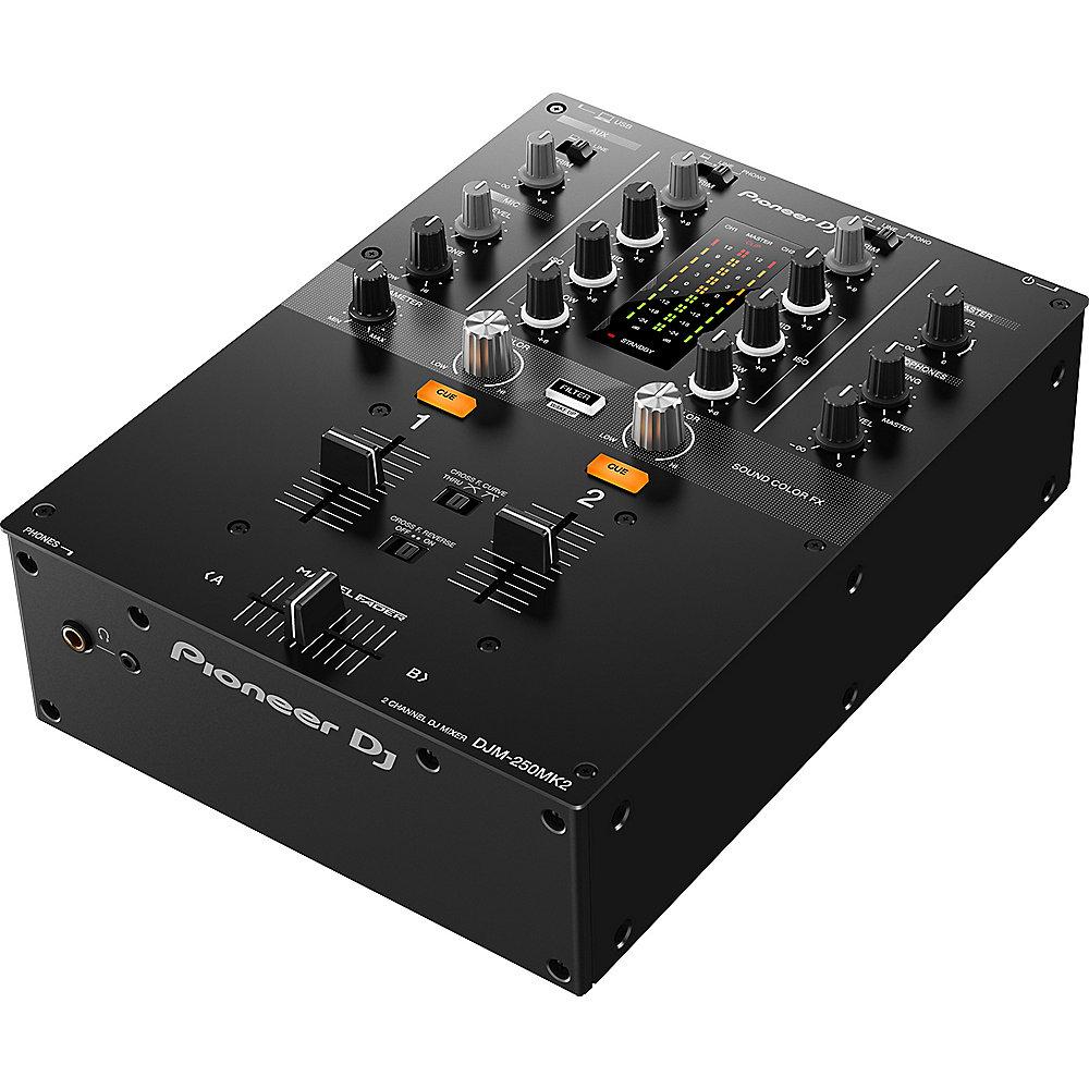 Pioneer DJ DJM-250MK2 2-Kanal Effekt Mixer, Pioneer, DJ, DJM-250MK2, 2-Kanal, Effekt, Mixer