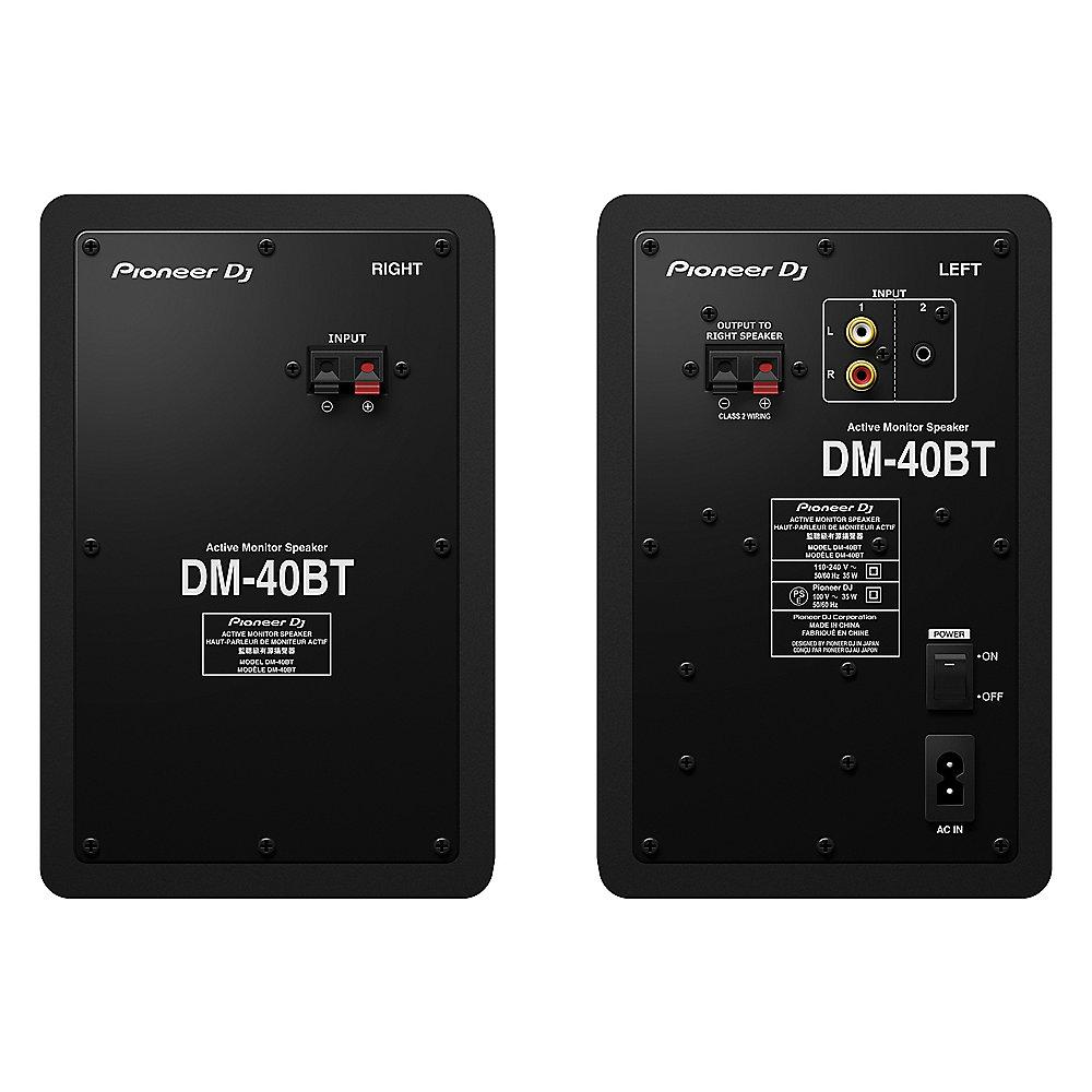 Pioneer DJ DM-40BT 4-Zoll BT-Dektop-Monitorlautsprecher Schwarz