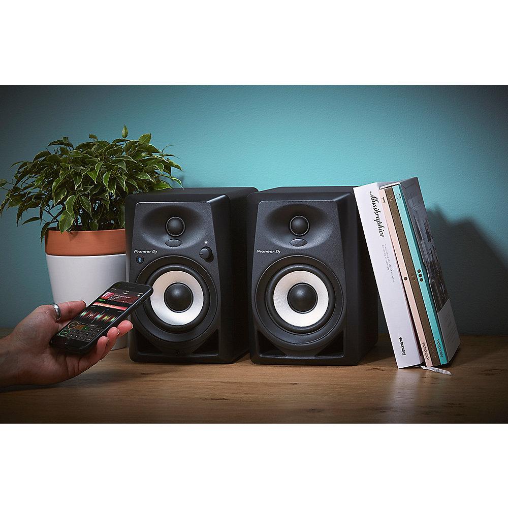 Pioneer DJ DM-40BT 4-Zoll BT-Dektop-Monitorlautsprecher Schwarz