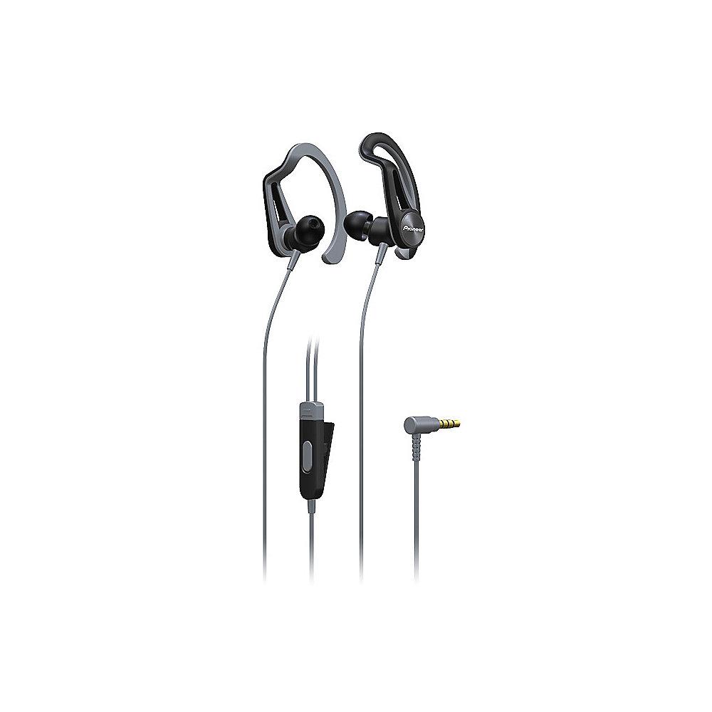 Pioneer SE-E5T-H In-Ear Kopfhörer Sport spritzwassergeschützt, grau