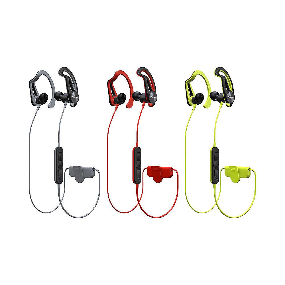 Pioneer SE-E7BT(Y) In-Ear Kopfhörer Bluetooth Sport wassergeschützt, Gelb