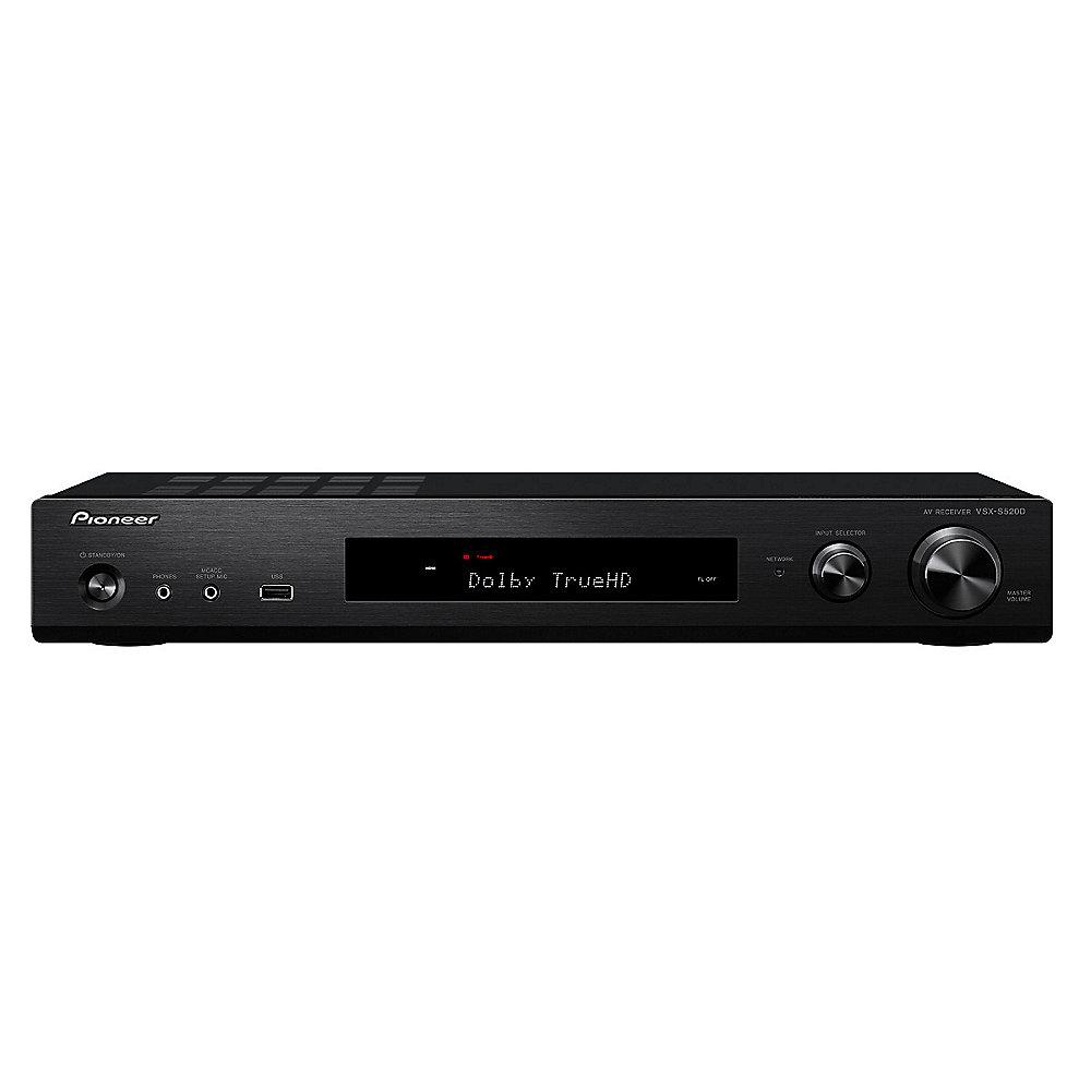 Pioneer VSX-S520D 6.2 AV Receiver, DAB , Bluetooth, Webradio, Spotify, schwarz, Pioneer, VSX-S520D, 6.2, AV, Receiver, DAB, Bluetooth, Webradio, Spotify, schwarz