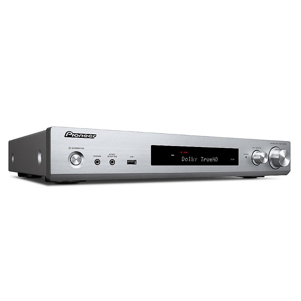 Pioneer VSX-S520D 6.2 AV Receiver, DAB , Bluetooth, Webradio, Spotify, silber