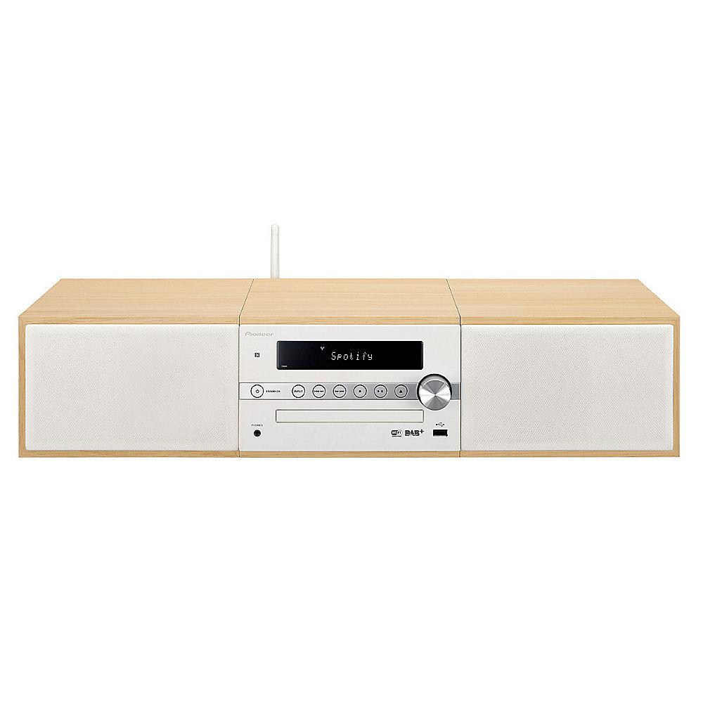 Pioneer X-CM66D-W Micro CD-HiFi-System USB Netzwerk DAB  weiß