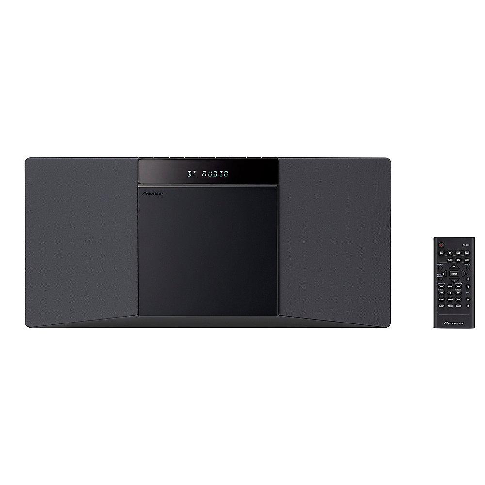 Pioneer X-SMC02D Micro HiFi-CD-System mit Bluetooth, DAB, USB, schwarz