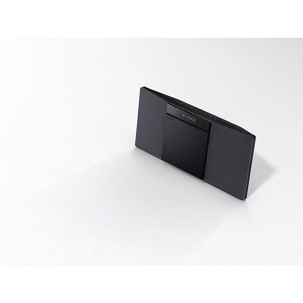 Pioneer X-SMC02D Micro HiFi-CD-System mit Bluetooth, DAB, USB, schwarz