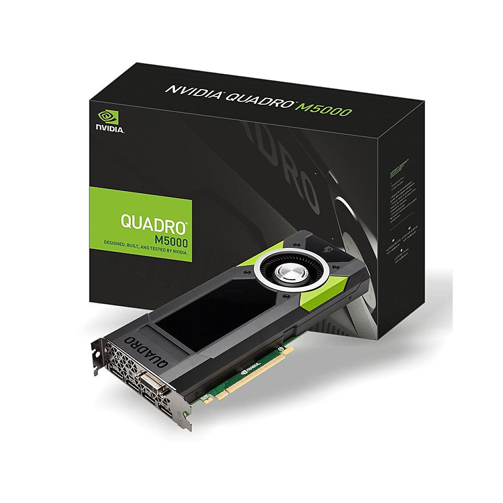 PNY NVIDIA Quadro M5000 8GB PCIe 3.0 Workstation Grafikkarte 4x DP/DVI - Retail, PNY, NVIDIA, Quadro, M5000, 8GB, PCIe, 3.0, Workstation, Grafikkarte, 4x, DP/DVI, Retail