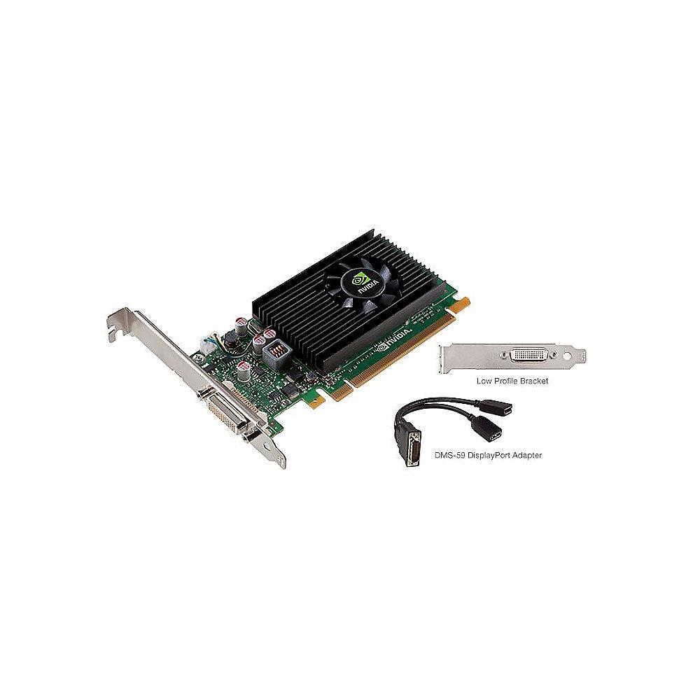 PNY Quadro NVS 315 NVIDIA 1GB DDR3 DMS (Adapter auf 2x DP) Low Profile