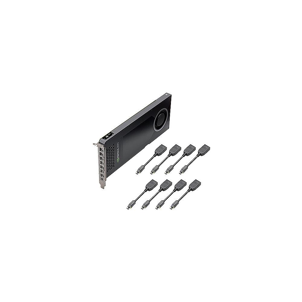 PNY Quadro NVS 810 NVIDIA 2x2GB DDR3 PCIe 8x Mini-DP - Retail, PNY, Quadro, NVS, 810, NVIDIA, 2x2GB, DDR3, PCIe, 8x, Mini-DP, Retail