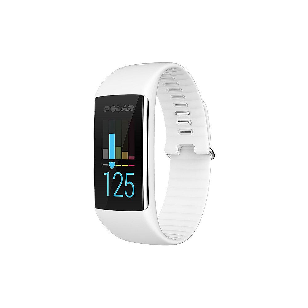 Polar A360 Weiss Größe S Fitnesstracker optische Pulsmessung Smart-Notification