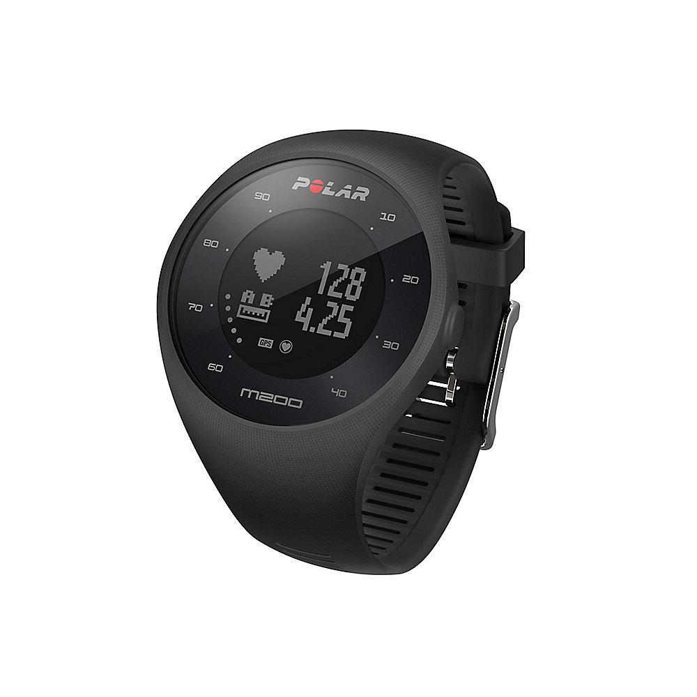 Polar M200 Schwarz M/L GPS-Laufuhr mit Pulsmessung