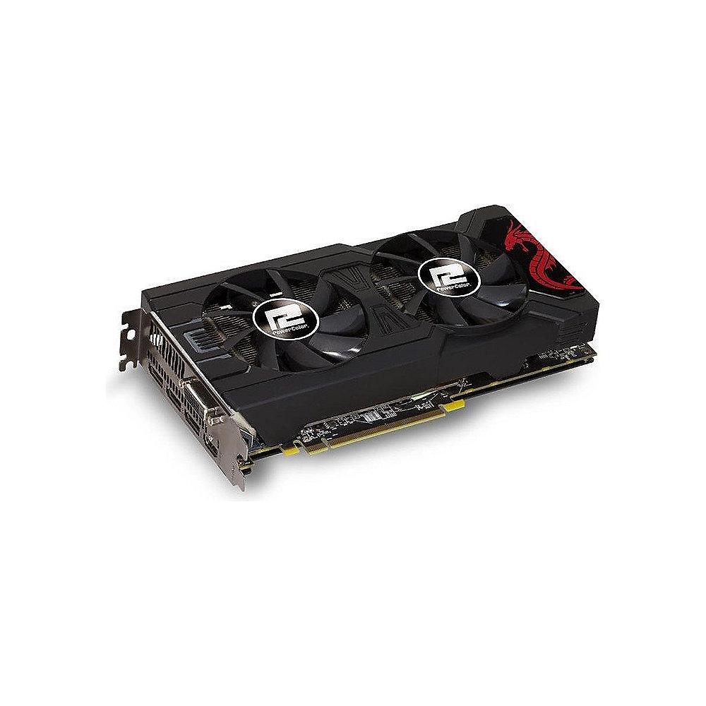 PowerColor AMD Radeon RX 570 Red Dragon 8GB GDDR5 DVI/HDMI/3x DP Grafikkarte, PowerColor, AMD, Radeon, RX, 570, Red, Dragon, 8GB, GDDR5, DVI/HDMI/3x, DP, Grafikkarte