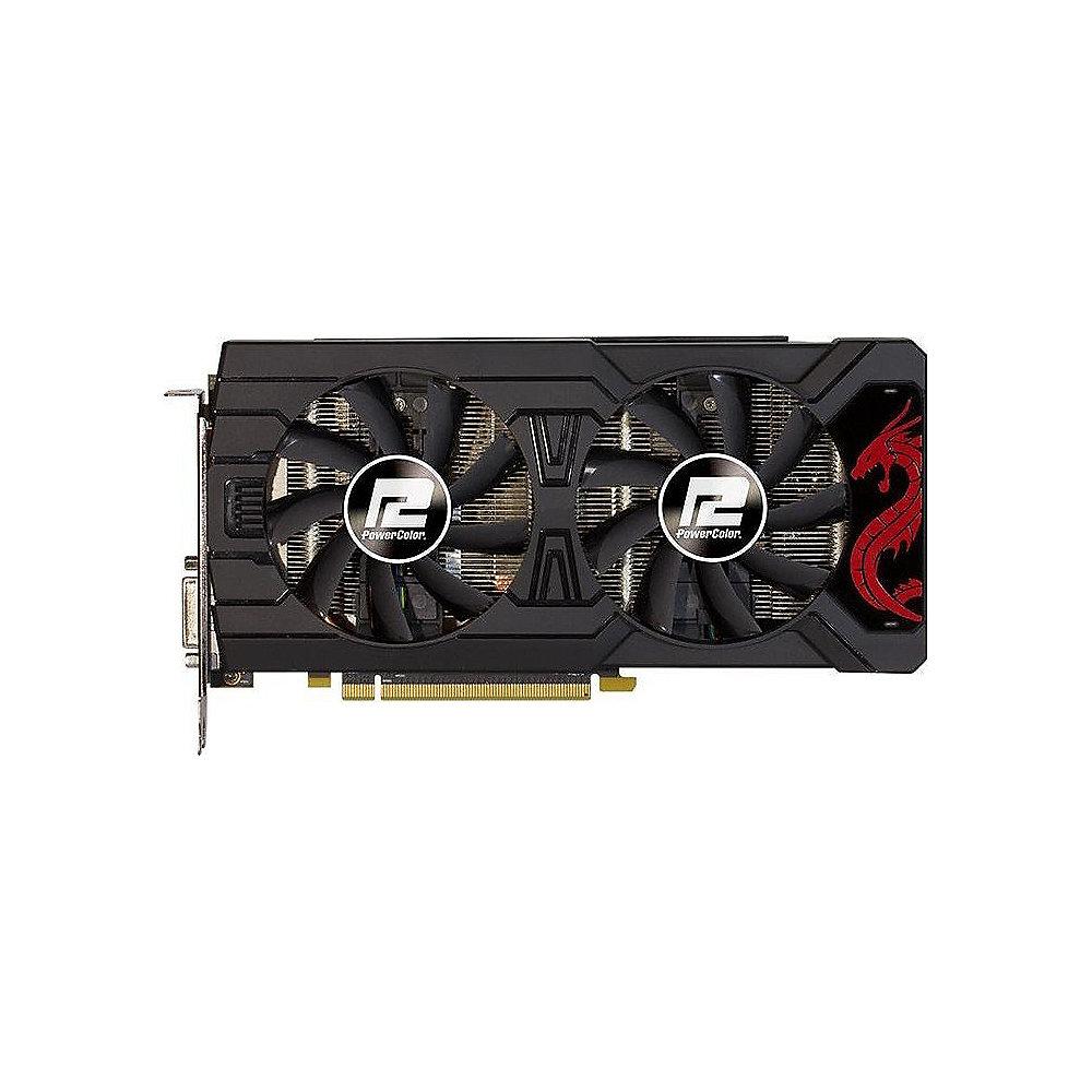 PowerColor AMD Radeon RX 570 Red Dragon 8GB GDDR5 DVI/HDMI/3x DP Grafikkarte, PowerColor, AMD, Radeon, RX, 570, Red, Dragon, 8GB, GDDR5, DVI/HDMI/3x, DP, Grafikkarte