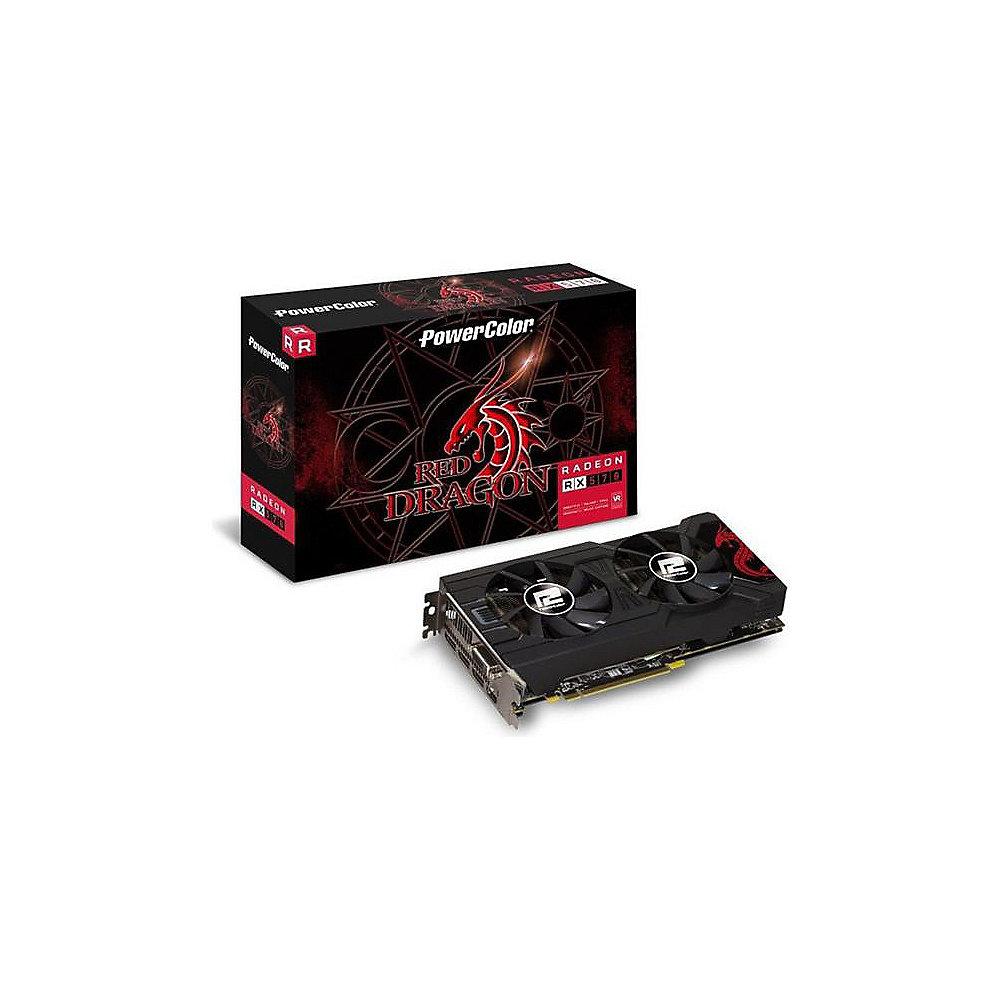 PowerColor AMD Radeon RX 570 Red Dragon V2 4GB GDDR5 DVI/HDMI/3x DP Grafikkarte