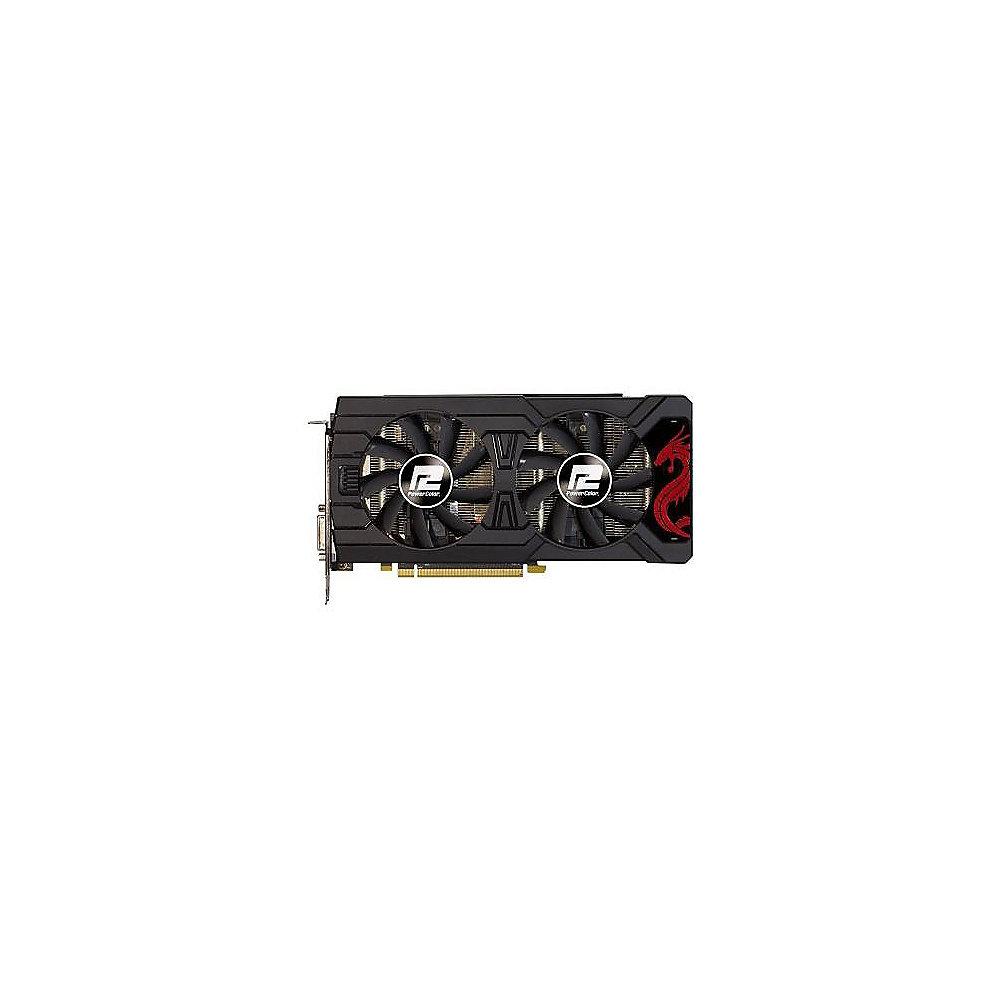 PowerColor AMD Radeon RX 570 Red Dragon V2 4GB GDDR5 DVI/HDMI/3x DP Grafikkarte, PowerColor, AMD, Radeon, RX, 570, Red, Dragon, V2, 4GB, GDDR5, DVI/HDMI/3x, DP, Grafikkarte