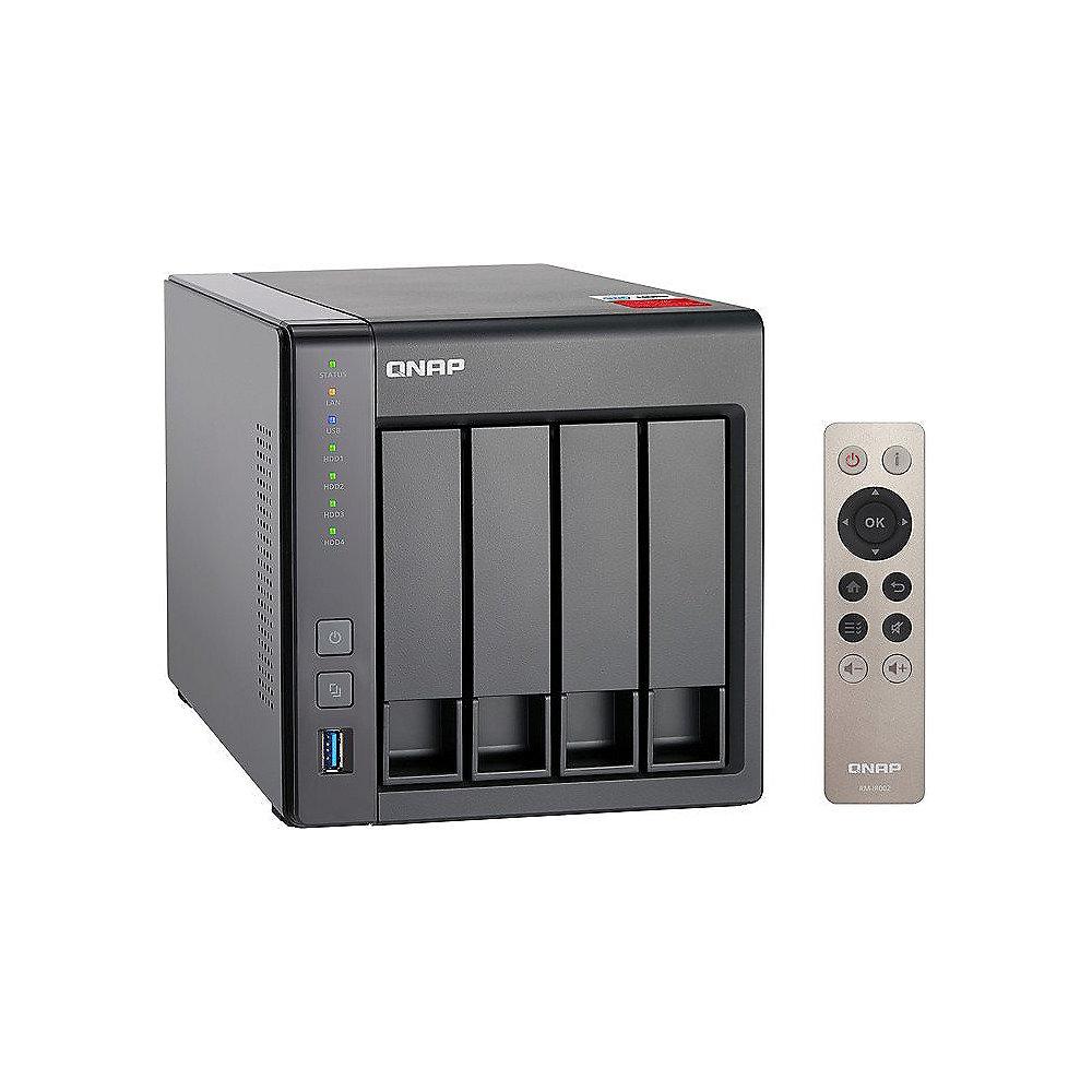 QNAP TS-451 -2G NAS System 4-Bay 32TB inkl. 4x 8TB Toshiba HDWN180UZSVA