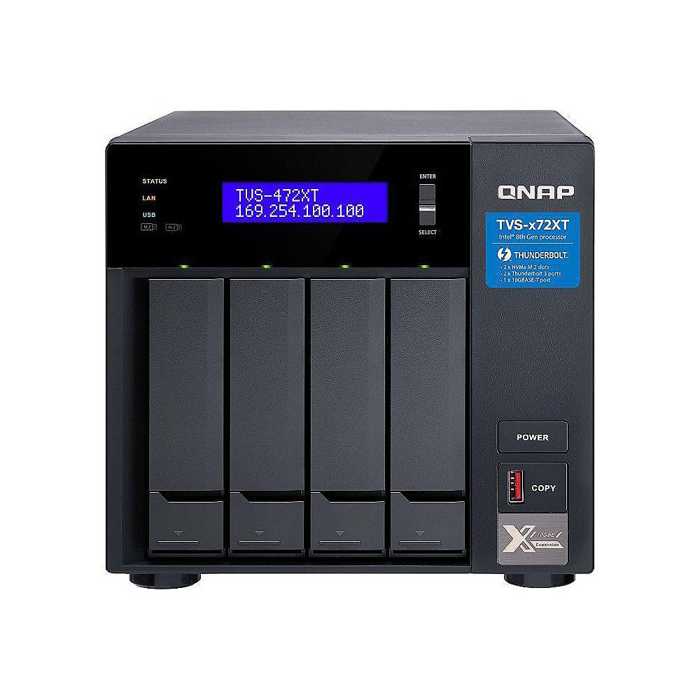 QNAP TVS-472XT-PT-4G NAS System 4-Bay Education Artikel – Nachweispflichtig