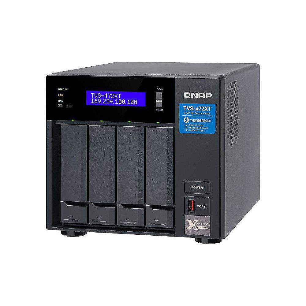 QNAP TVS-472XT-PT-4G NAS System 4-Bay Education Artikel – Nachweispflichtig