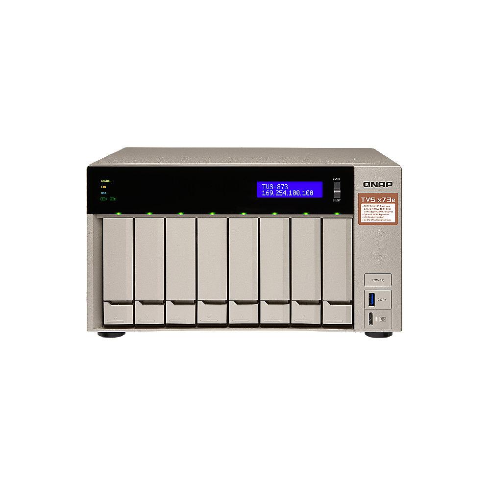 QNAP TVS-873e-4G NAS System 8-Bay Leergehäuse