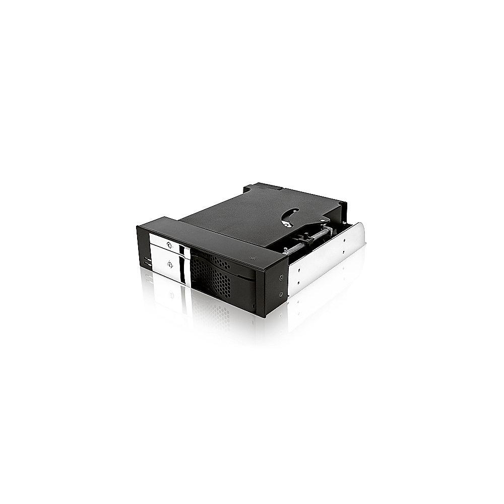 RaidSonic Icy Box IB-172SK-B Wechselrahmen für 1x 2,5" & 1x 3,5" SATA HDD