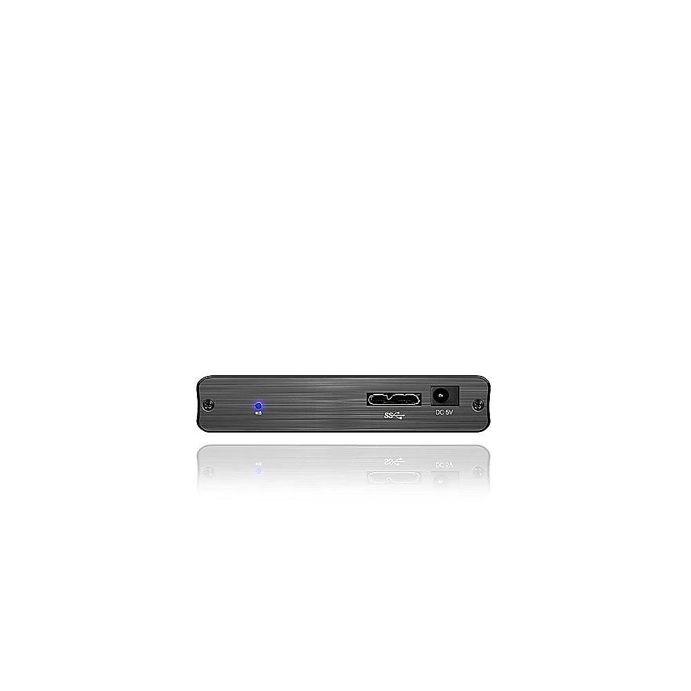 RaidSonic Icy Box IB-231StU3-G USB3.0 Gehäuse für 2,5" SATA Festplatten grau
