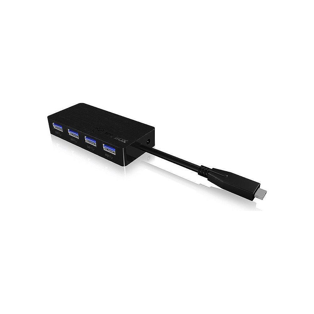 RaidSonic Icy Box IB-AC6403-C 4-Port USB 3.0 Hub Type C auf 4x Typ A, RaidSonic, Icy, Box, IB-AC6403-C, 4-Port, USB, 3.0, Hub, Type, C, 4x, Typ, A