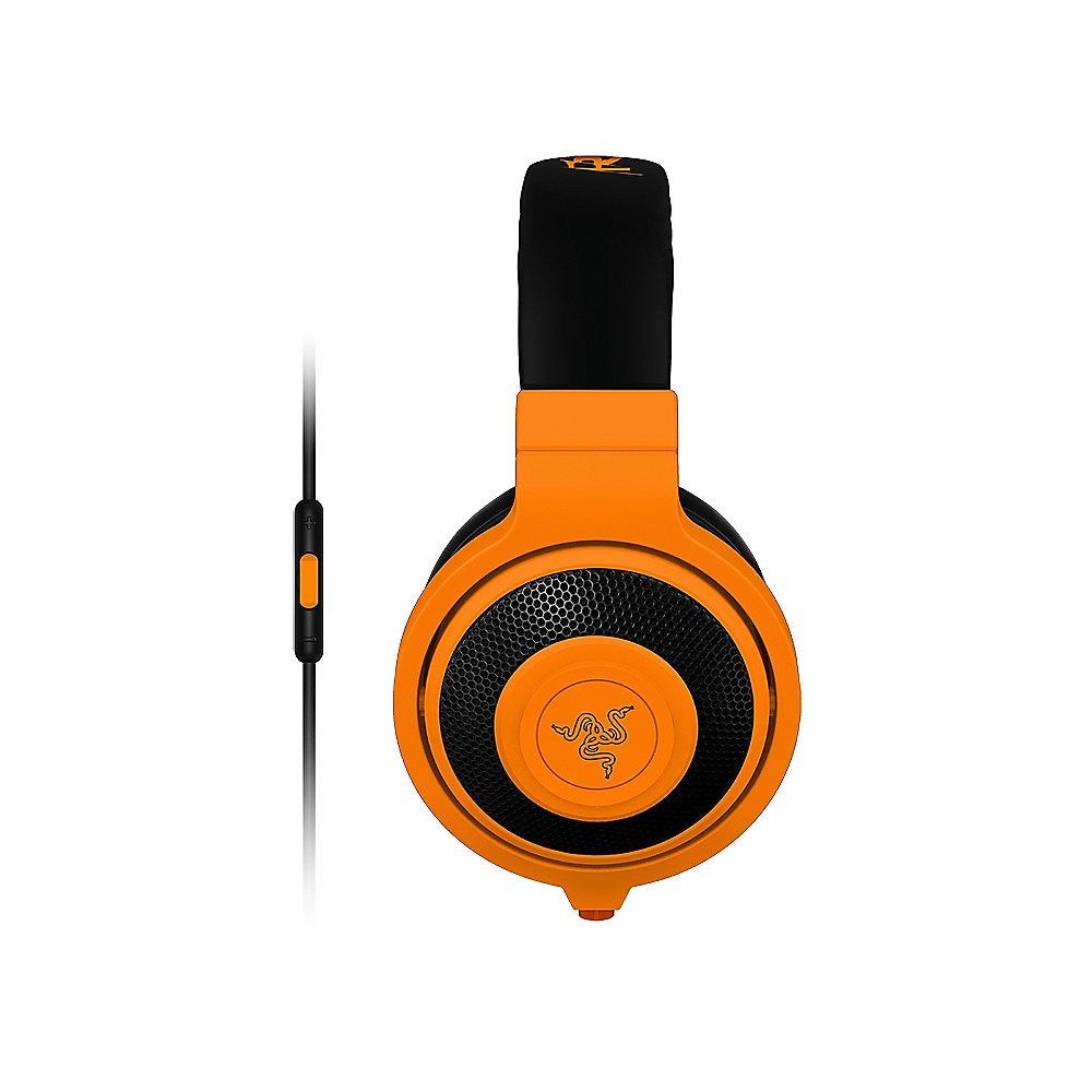 Razer Kraken Mobile Gaming Kopfhörer mit Mikrofon orange