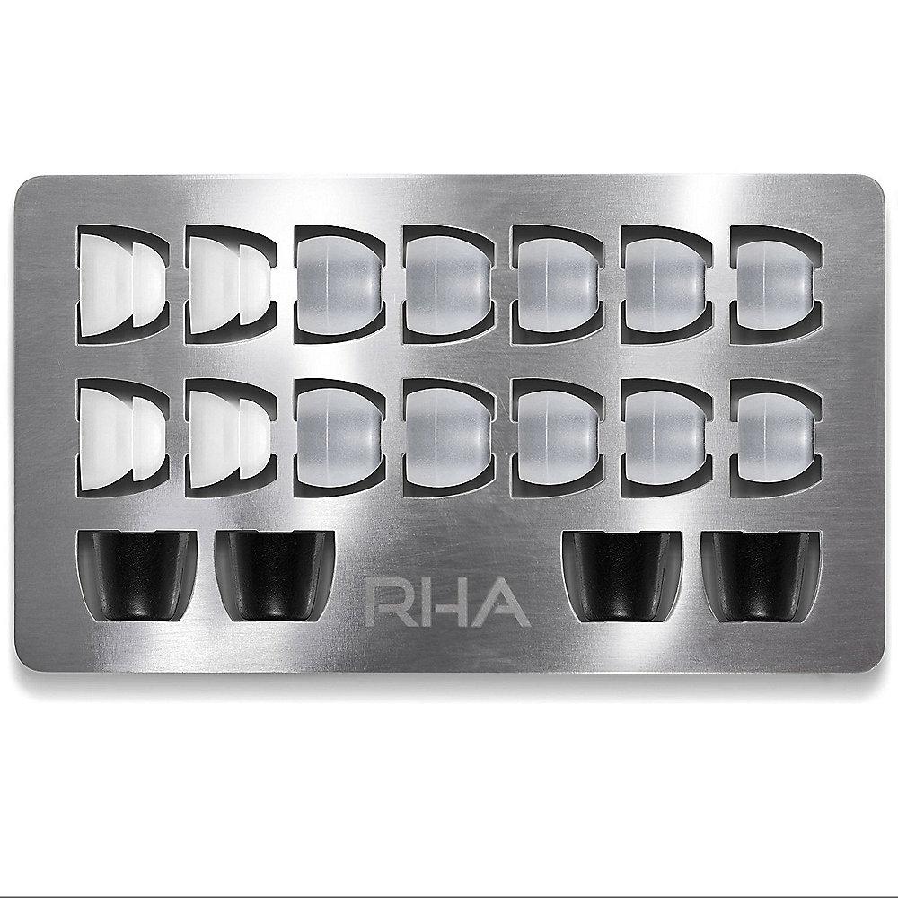 RHA MA750 In-Ear-Kopfhörer mit Hi-Res-Wiedergabe Schwarz/Silber, RHA, MA750, In-Ear-Kopfhörer, Hi-Res-Wiedergabe, Schwarz/Silber