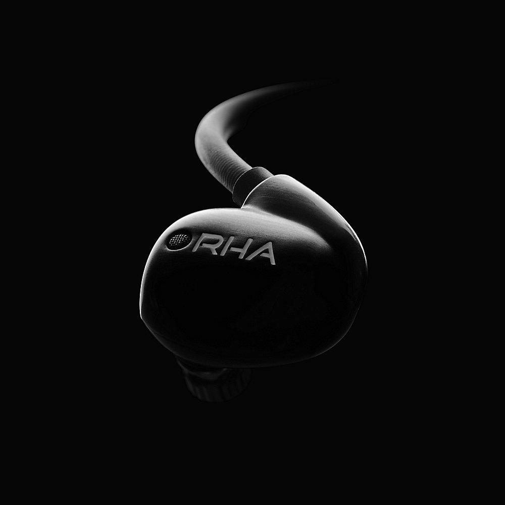 RHA T20i High-Fidelity In-Ear-Kopfhörer DualCoil-Treiber und IOS-Fernb.,schwarz, RHA, T20i, High-Fidelity, In-Ear-Kopfhörer, DualCoil-Treiber, IOS-Fernb.,schwarz