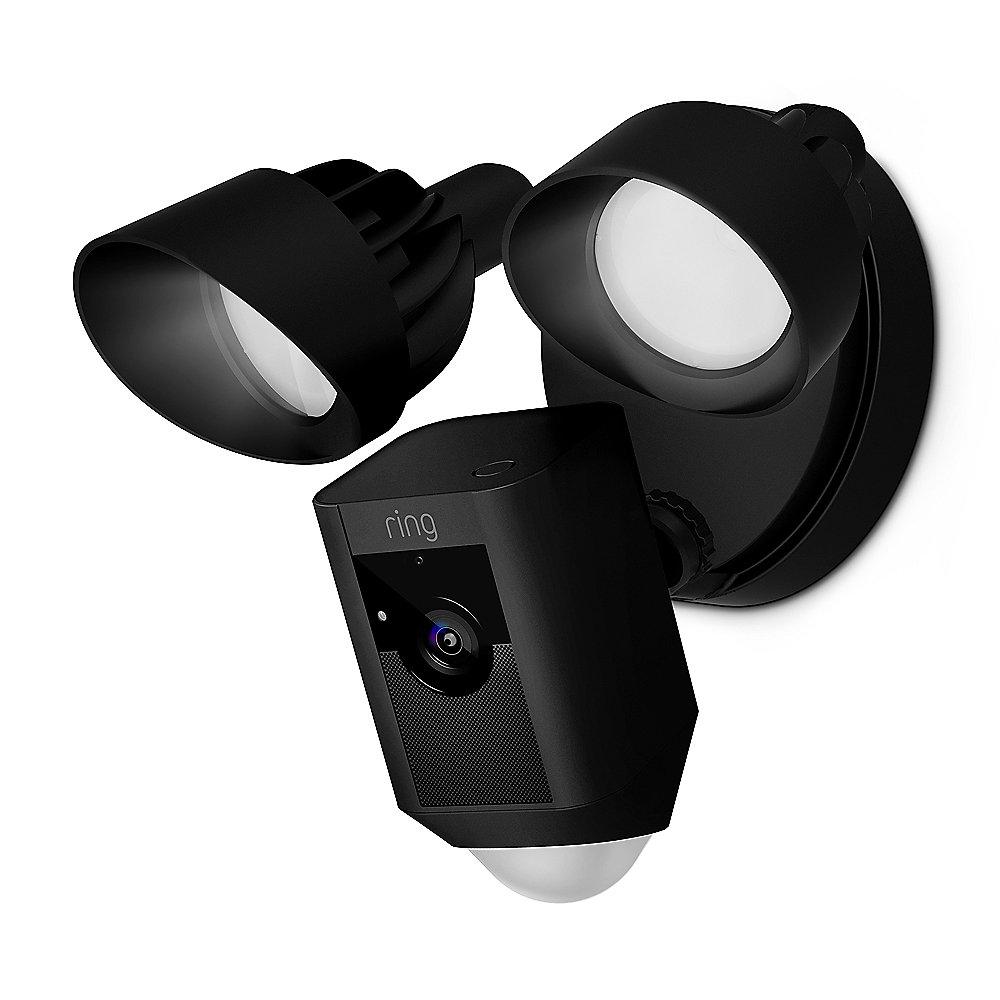 RING Floodlight Cam - Schwarz