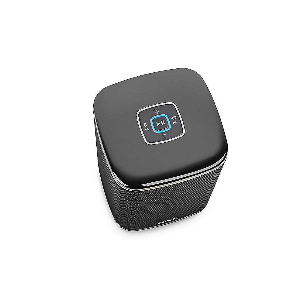 RIVA Arena Multi-Room-Lautsprecher schwarz WLAN Bluetooth Chromecast kompatibel, RIVA, Arena, Multi-Room-Lautsprecher, schwarz, WLAN, Bluetooth, Chromecast, kompatibel