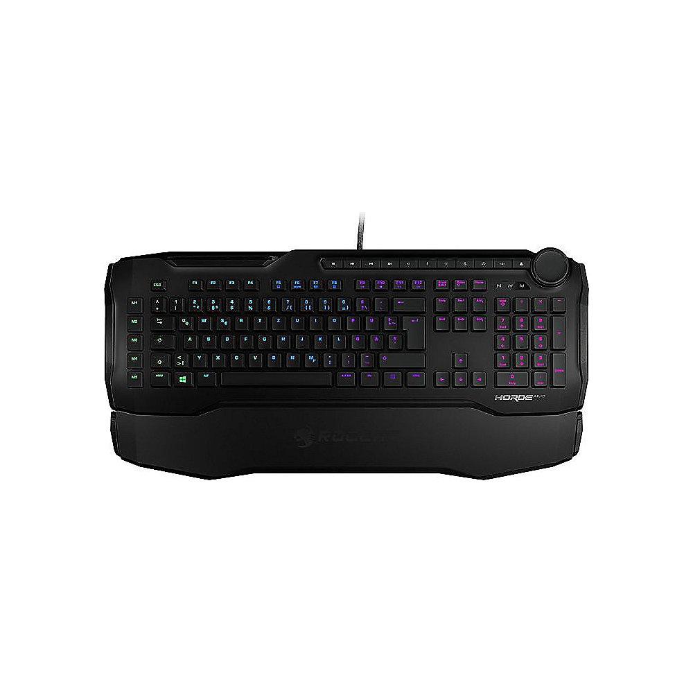 ROCCAT Horde AIMO Gaming Tastatur DE RGB ROC-12-350-BK schwarz